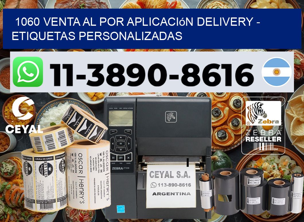 1060 Venta al Por Aplicación delivery – Etiquetas Personalizadas