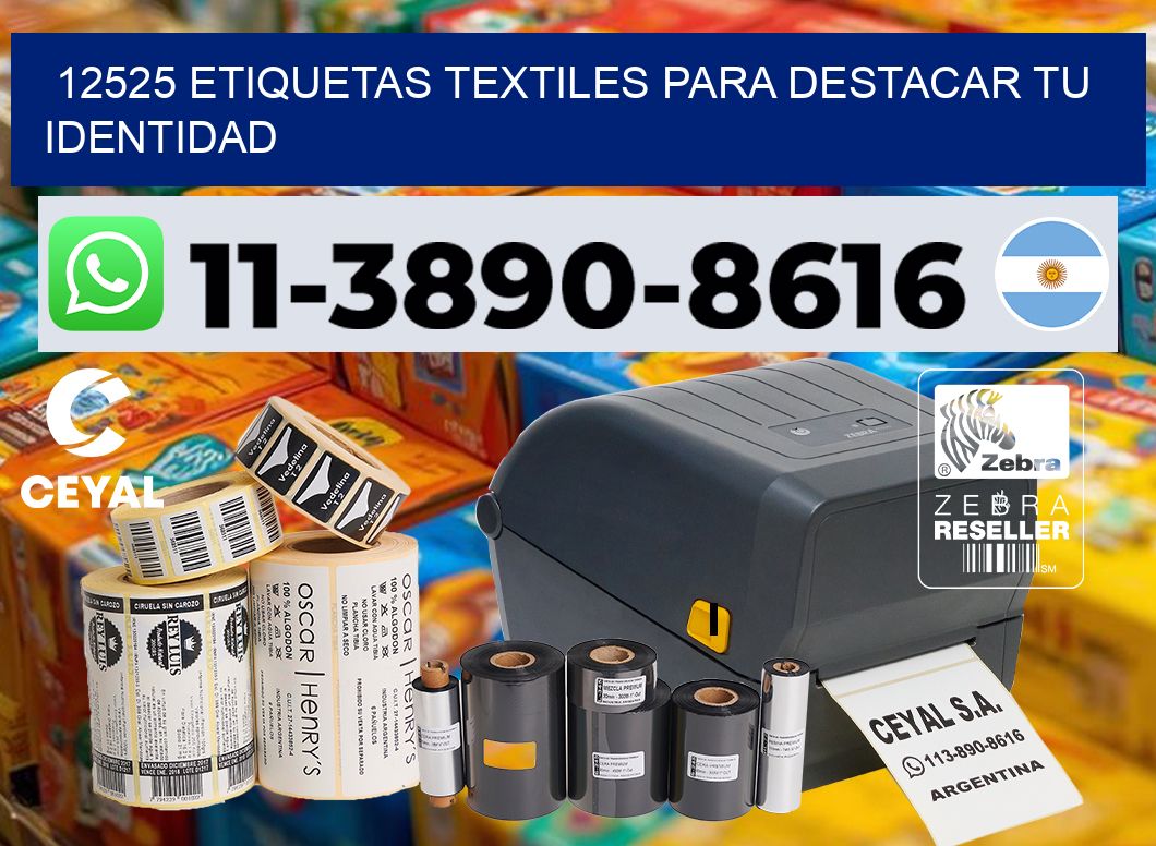12525 Etiquetas textiles para destacar tu identidad