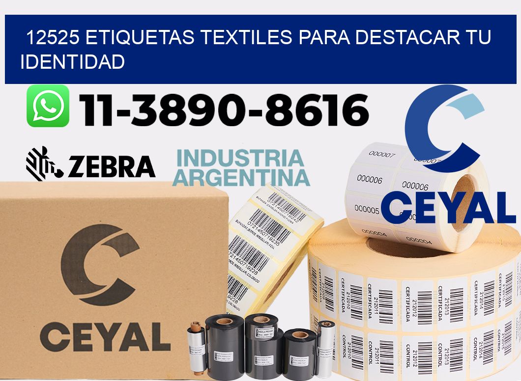 12525 Etiquetas textiles para destacar tu identidad