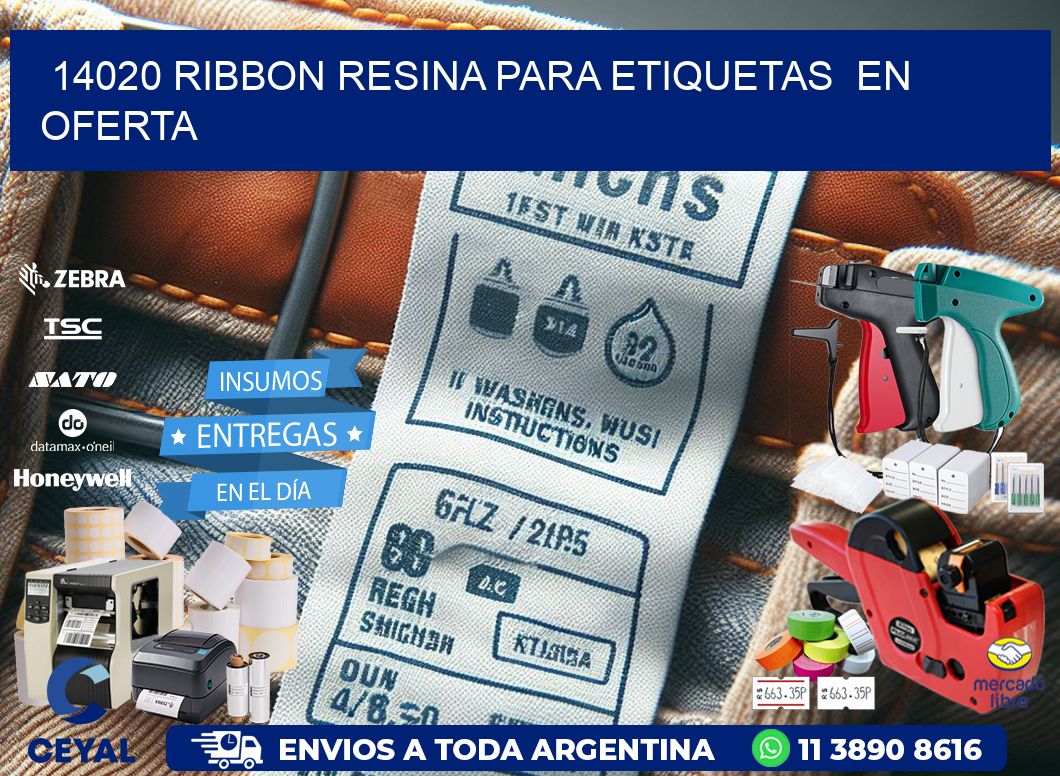 14020 ribbon resina para etiquetas  en oferta
