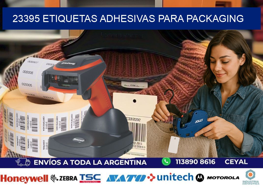 23395 etiquetas adhesivas para packaging