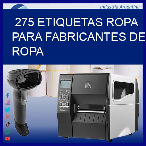 275 Etiquetas ropa para fabricantes de ropa
