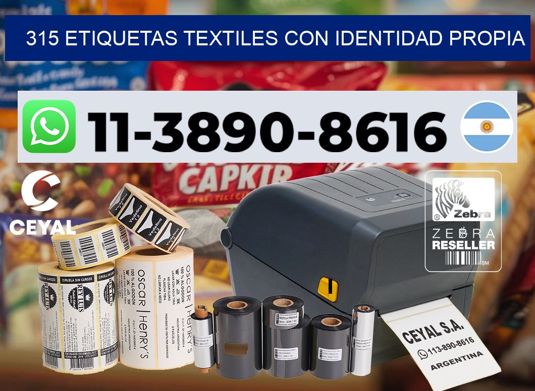 315 Etiquetas textiles con identidad propia