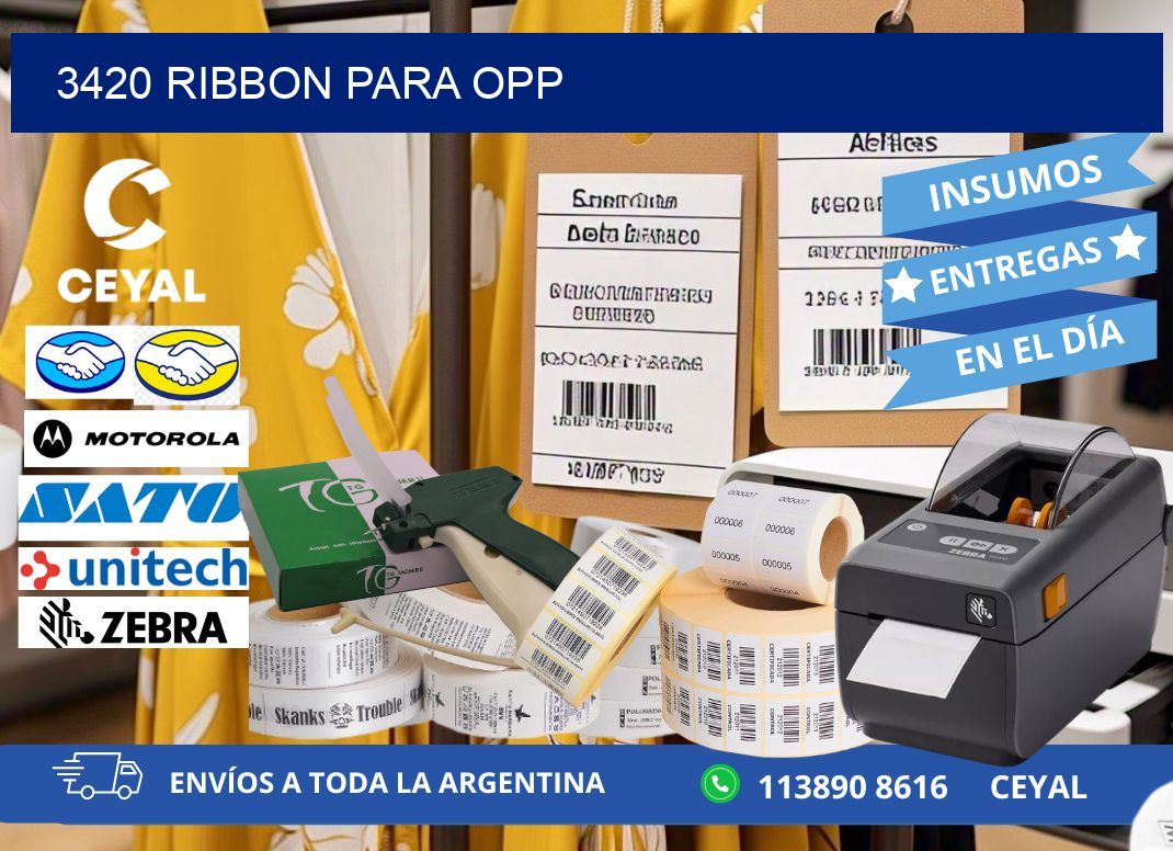 3420 ribbon para opp