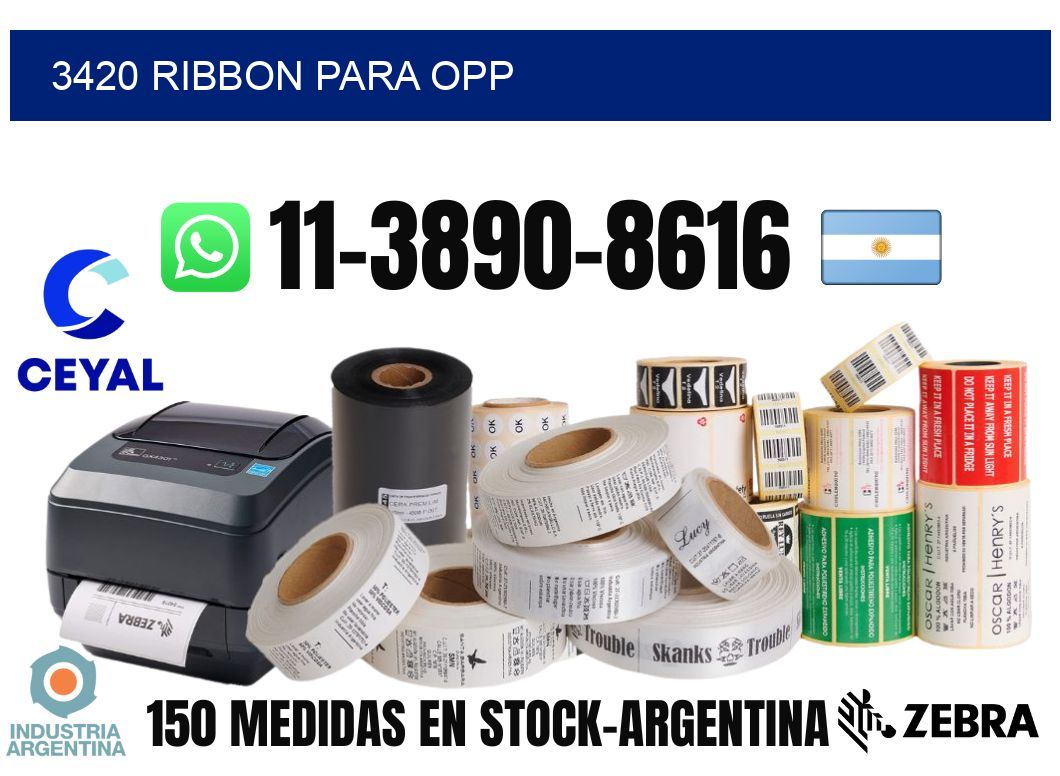 3420 ribbon para opp