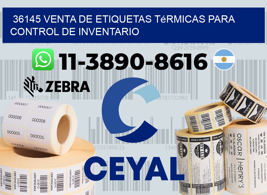 36145 venta de etiquetas térmicas para control de inventario
