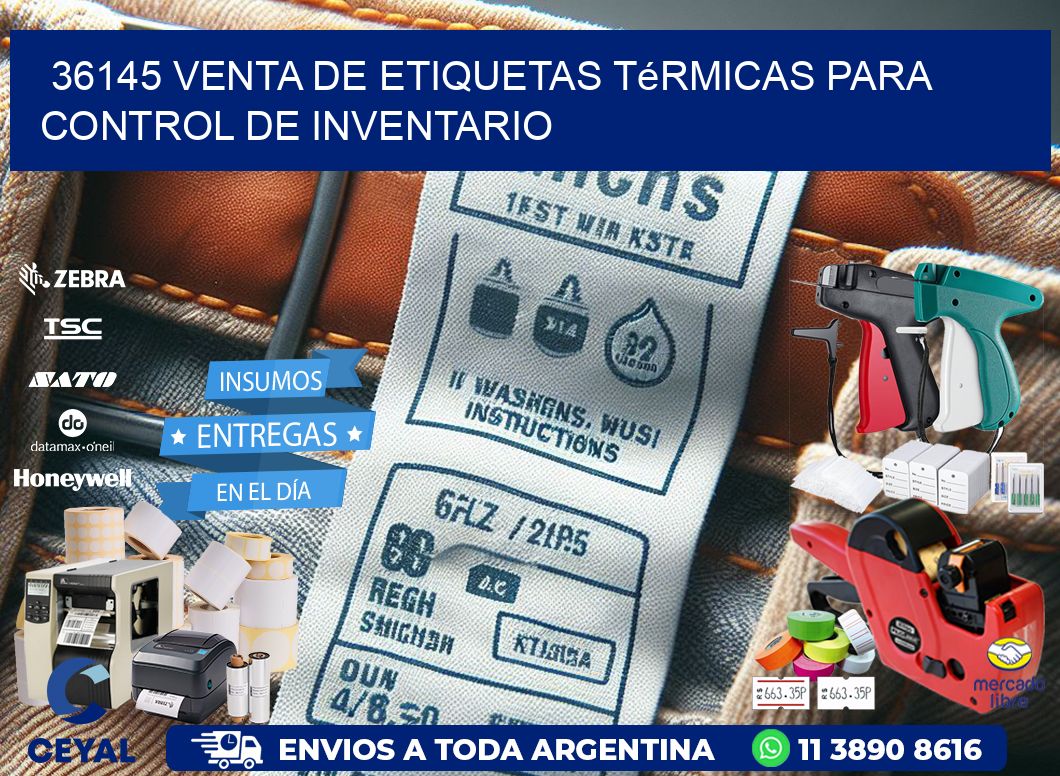 36145 venta de etiquetas térmicas para control de inventario