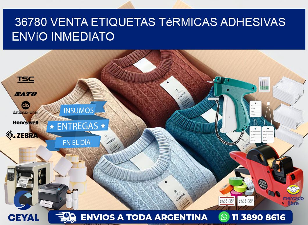 36780 venta etiquetas térmicas adhesivas envío inmediato