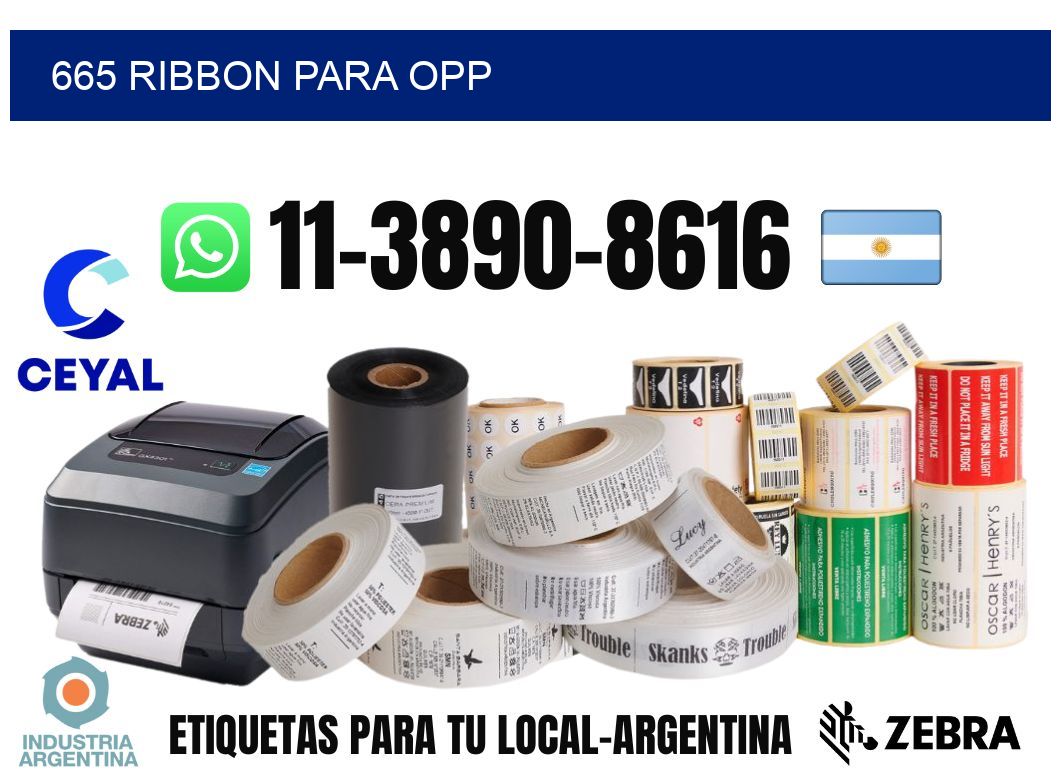 665 ribbon para opp