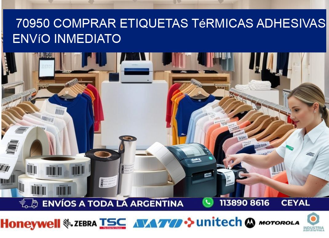 70950 comprar etiquetas térmicas adhesivas envío inmediato