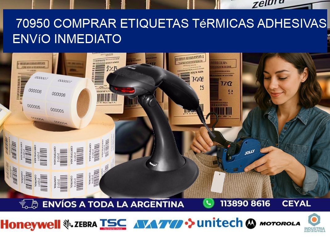70950 comprar etiquetas térmicas adhesivas envío inmediato