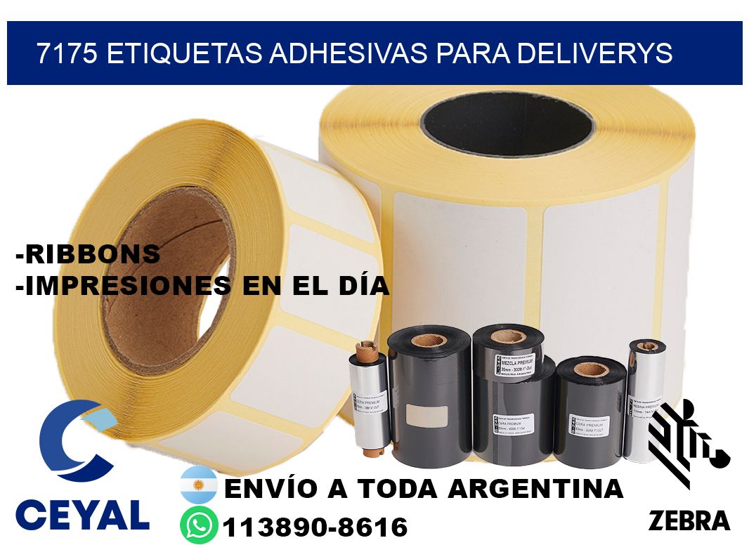 7175 etiquetas adhesivas para deliverys