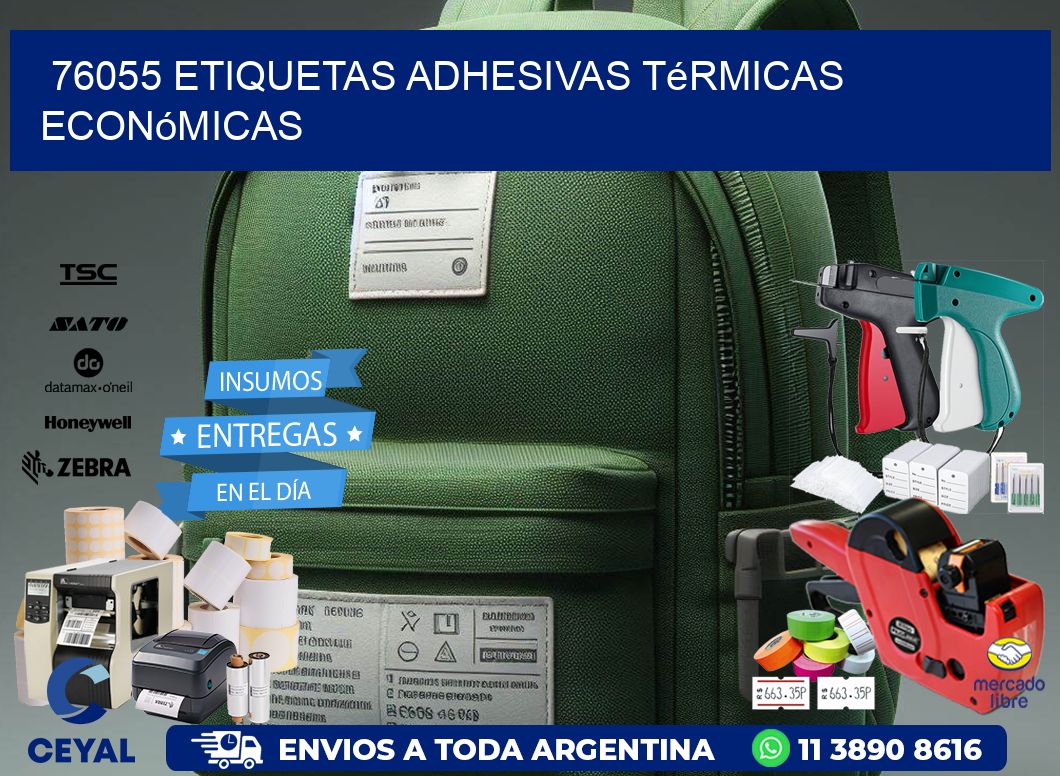 76055 etiquetas adhesivas térmicas económicas