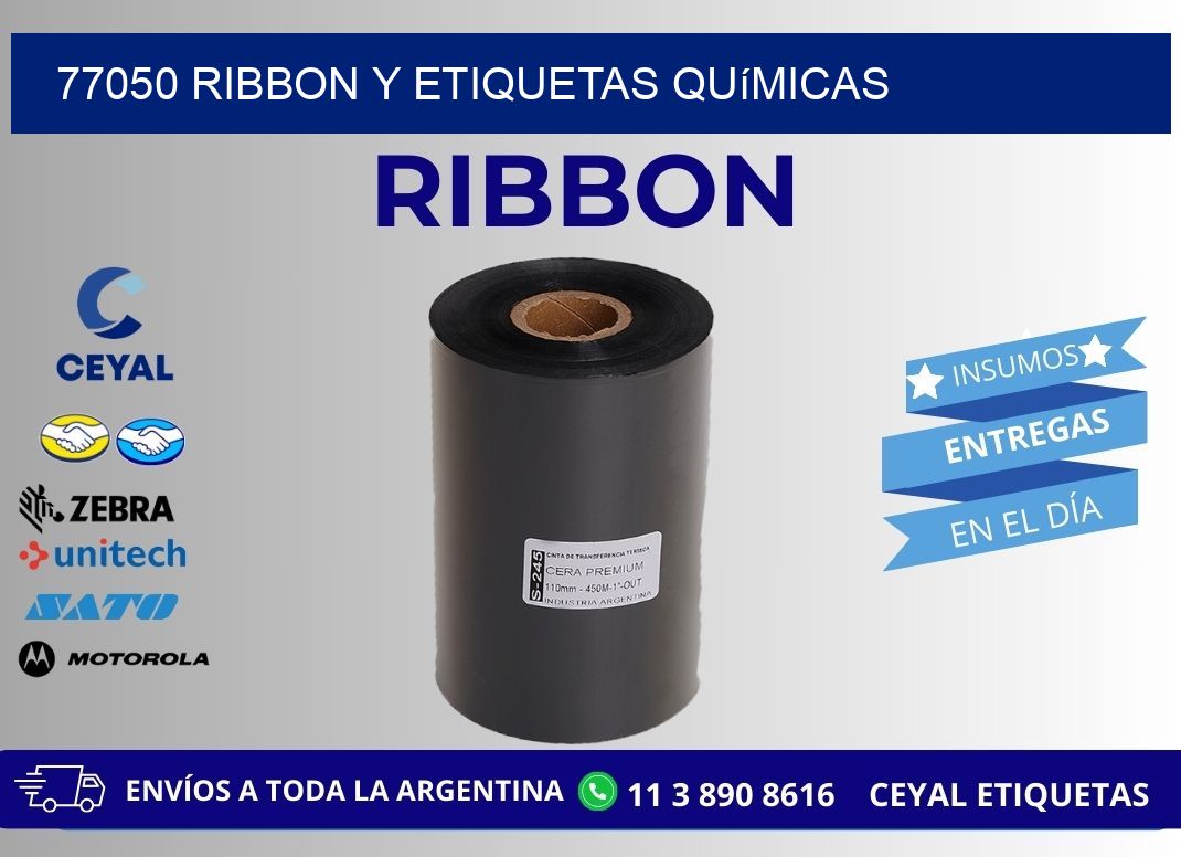 77050 ribbon y etiquetas químicas