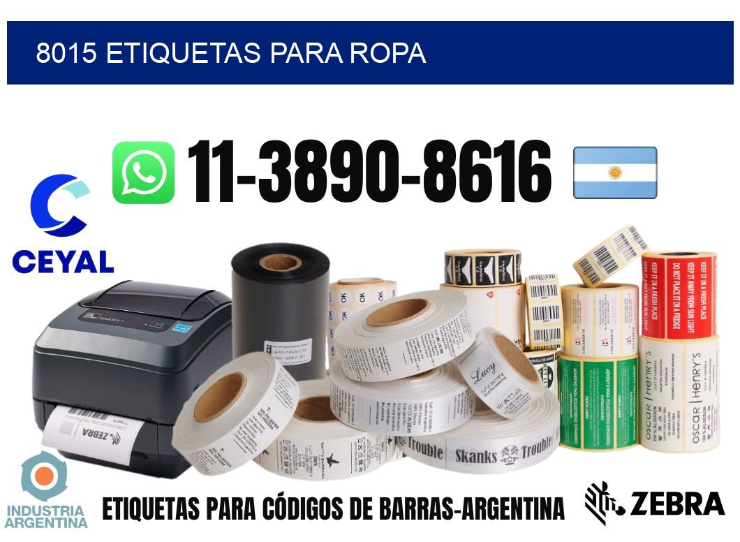 8015 etiquetas para ropa