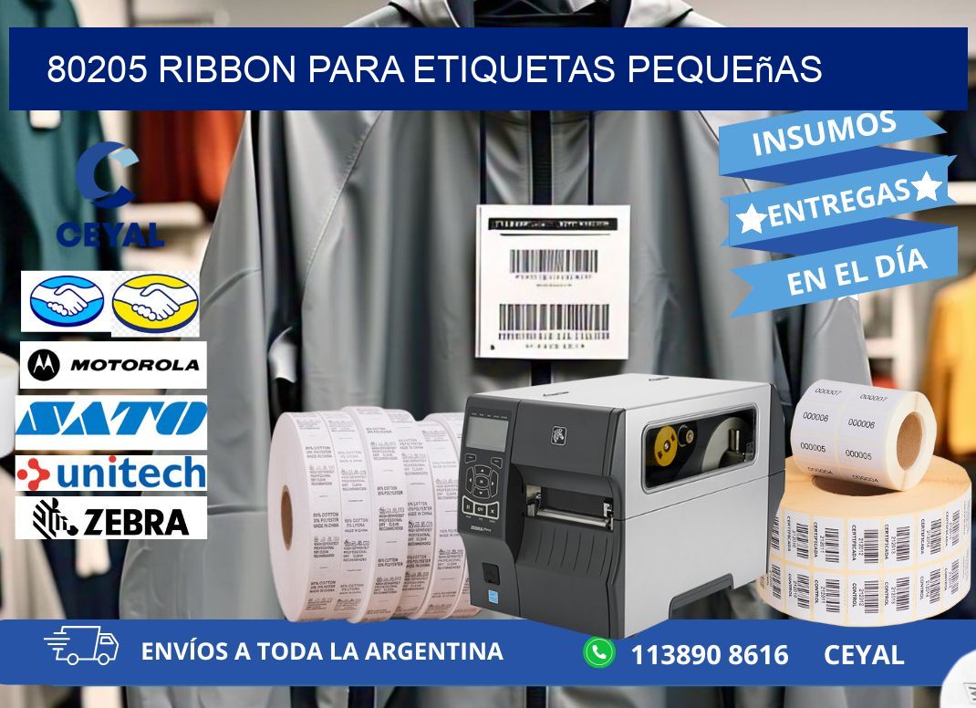 80205 ribbon para etiquetas pequeñas