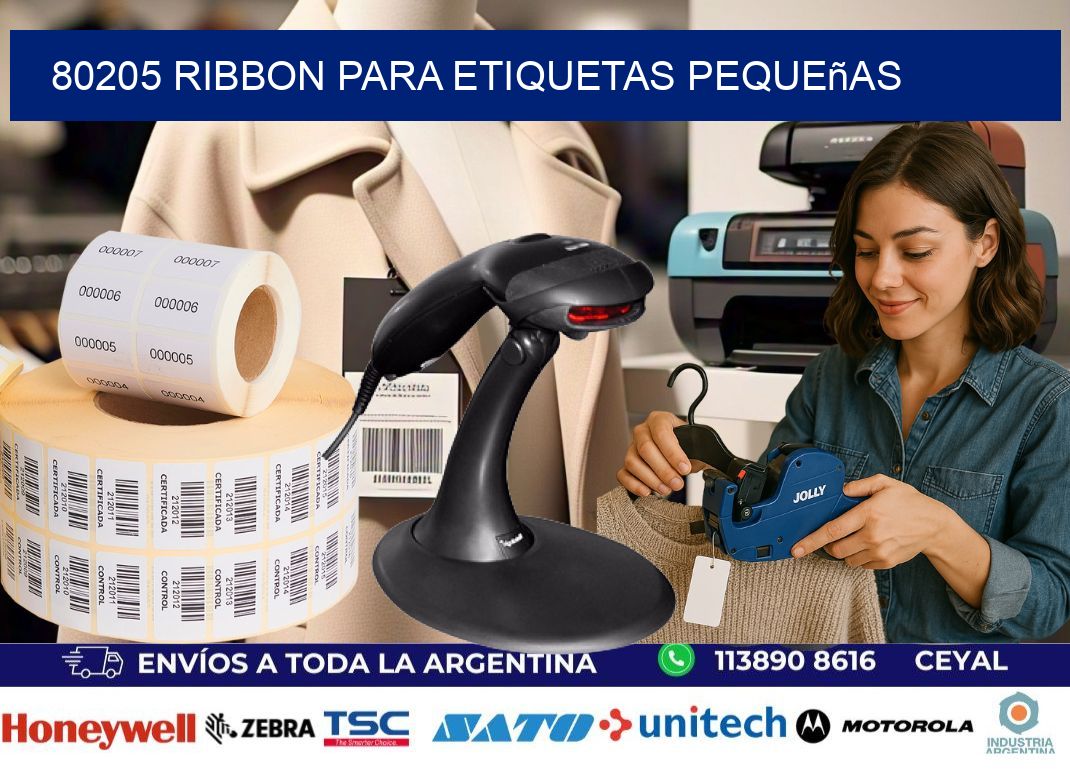 80205 ribbon para etiquetas pequeñas