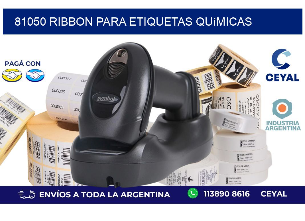 81050 ribbon para etiquetas químicas