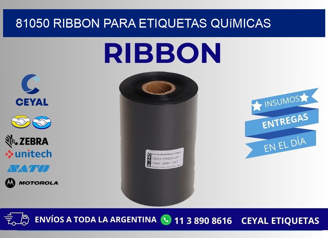 81050 ribbon para etiquetas químicas