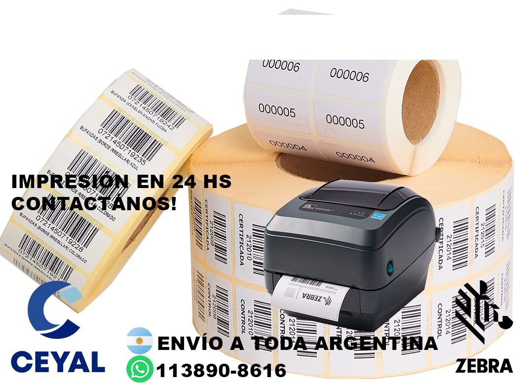 8130 ribbon resina para etiquetas adhesivas