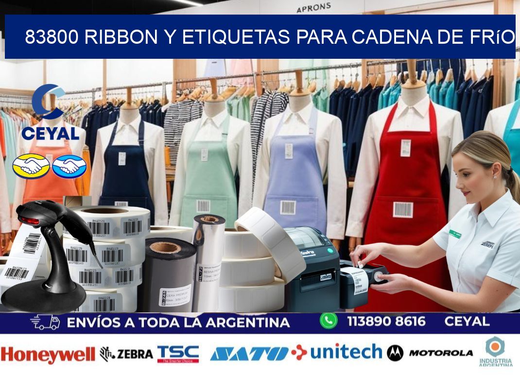 83800 ribbon y etiquetas para cadena de frío