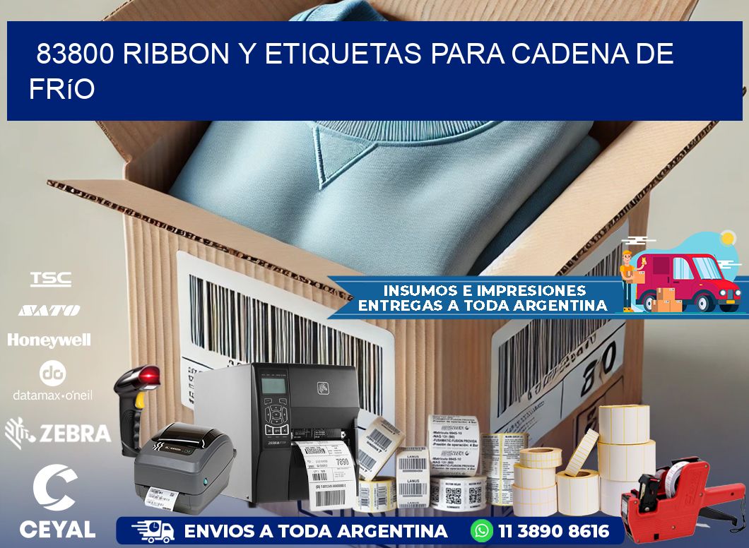 83800 ribbon y etiquetas para cadena de frío