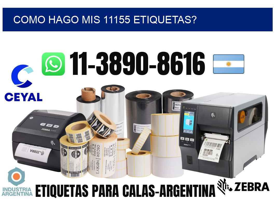 como hago mis 11155 etiquetas?