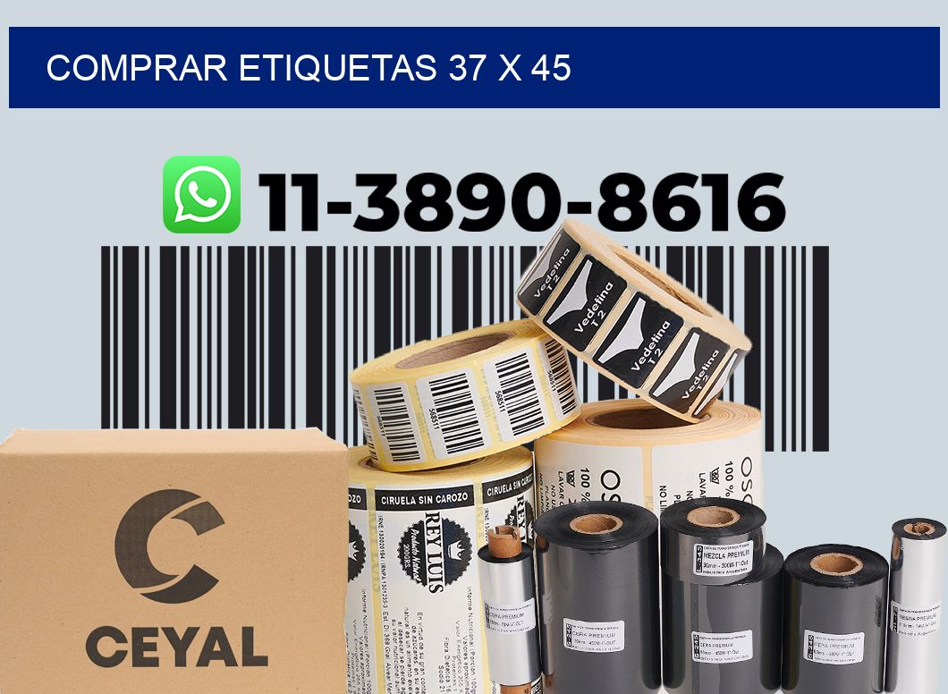 comprar etiquetas 37 x 45