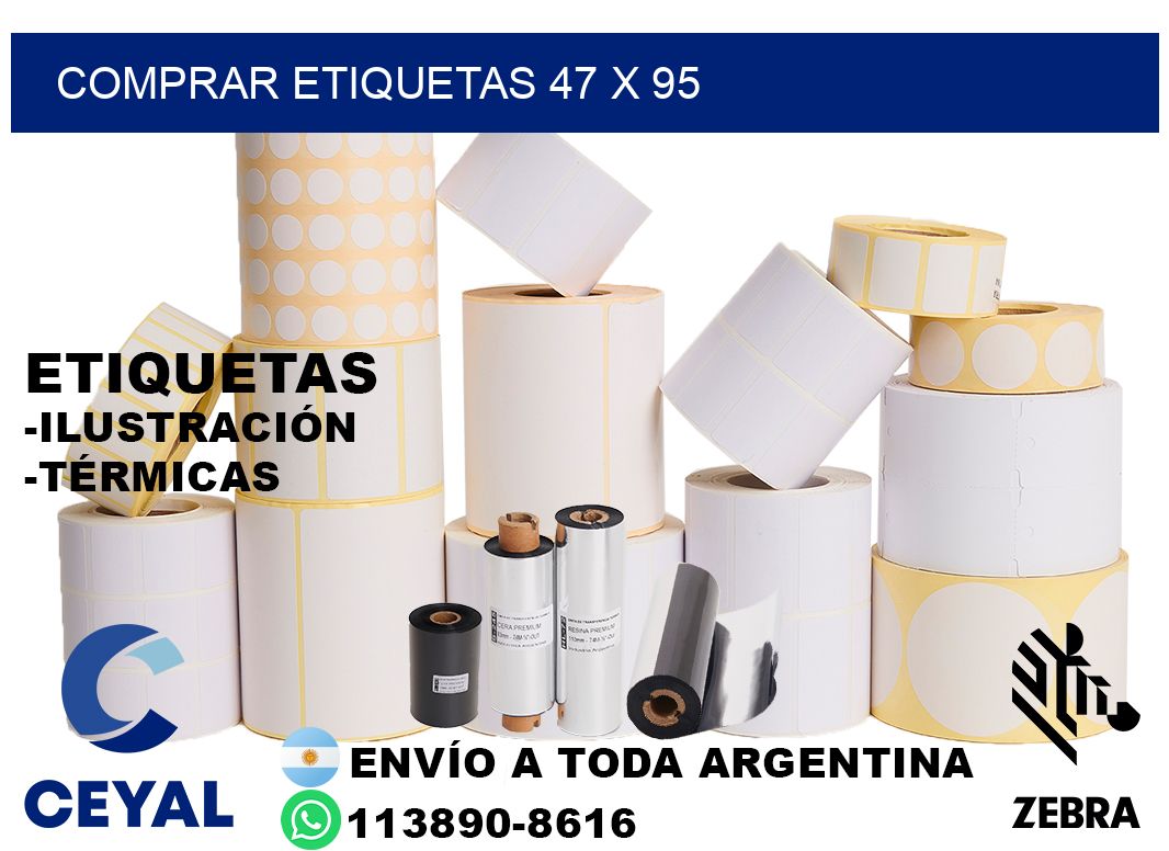 comprar etiquetas 47 x 95
