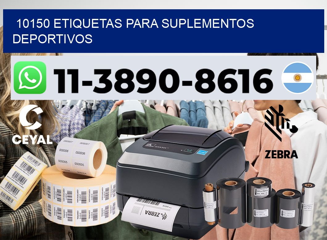 10150 Etiquetas para suplementos deportivos