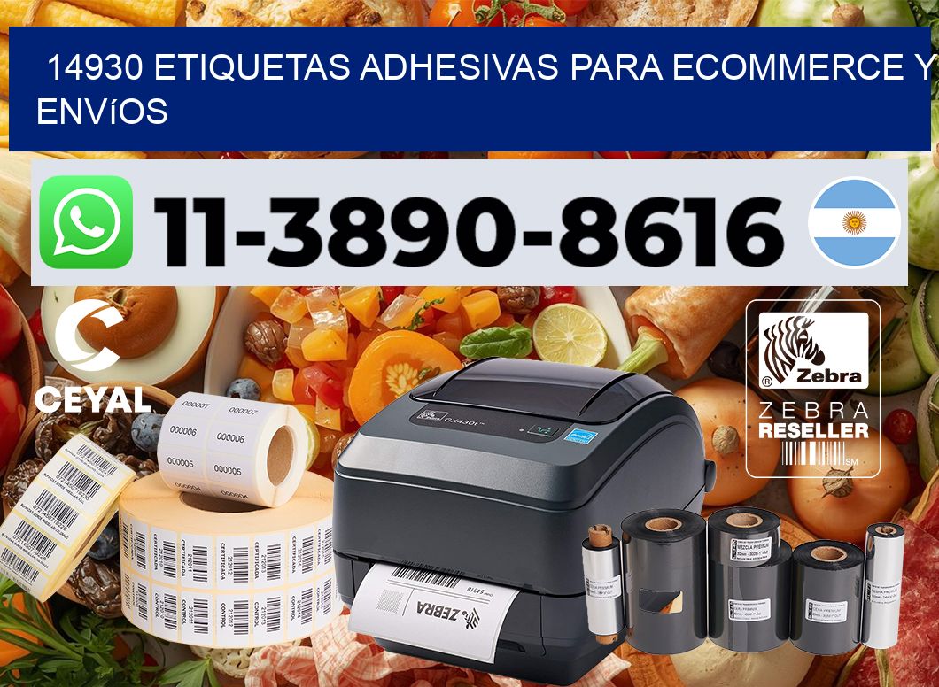14930 Etiquetas adhesivas para ecommerce y envíos