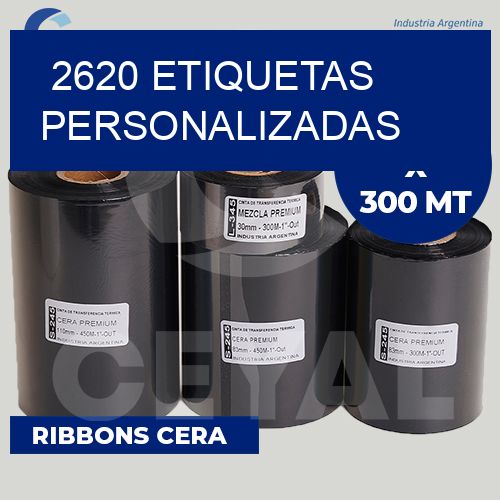 2620 etiquetas personalizadas