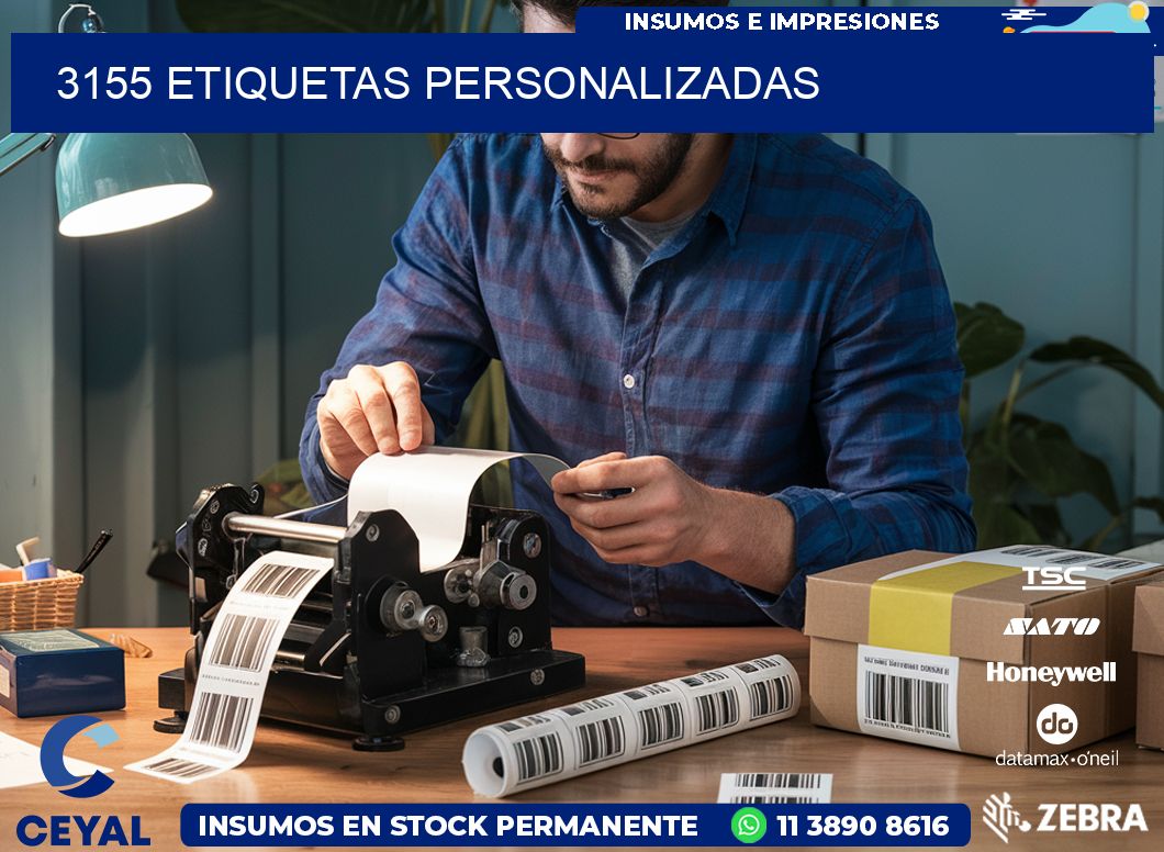 3155 etiquetas personalizadas