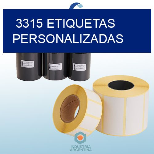 3315 etiquetas personalizadas