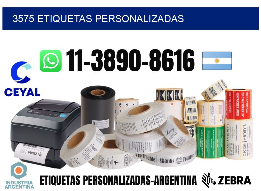 3575 etiquetas personalizadas