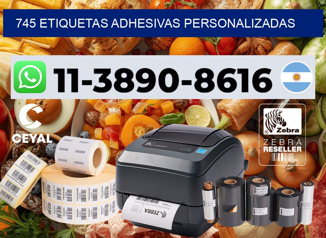 745 Etiquetas adhesivas personalizadas