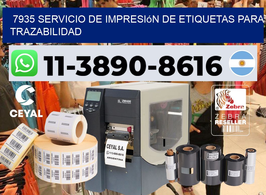 7935 Servicio de impresión de etiquetas para trazabilidad