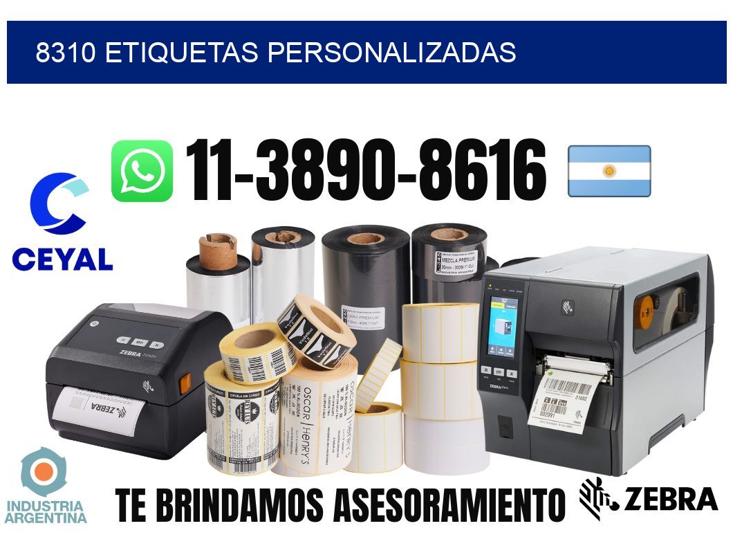 8310 etiquetas personalizadas