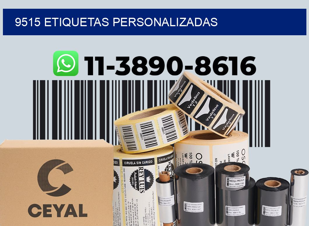 9515 etiquetas personalizadas