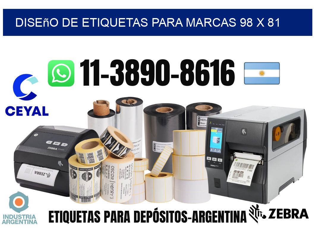 diseño de etiquetas para marcas 98 x 81