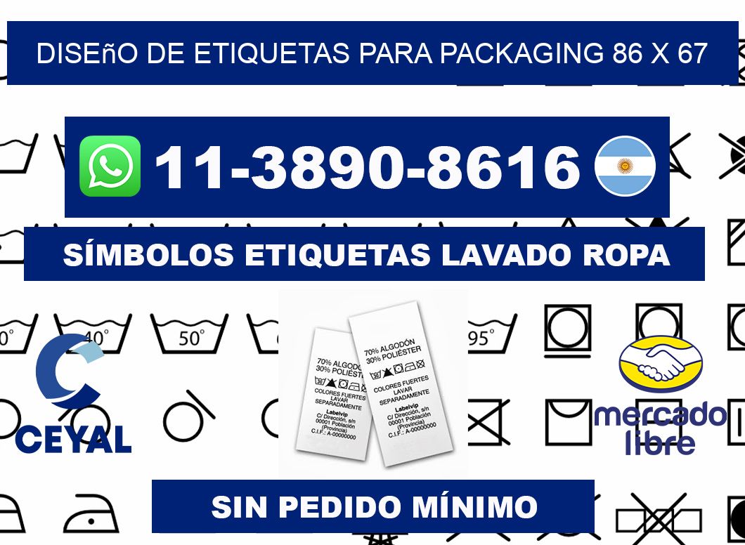 diseño de etiquetas para packaging 86 x 67