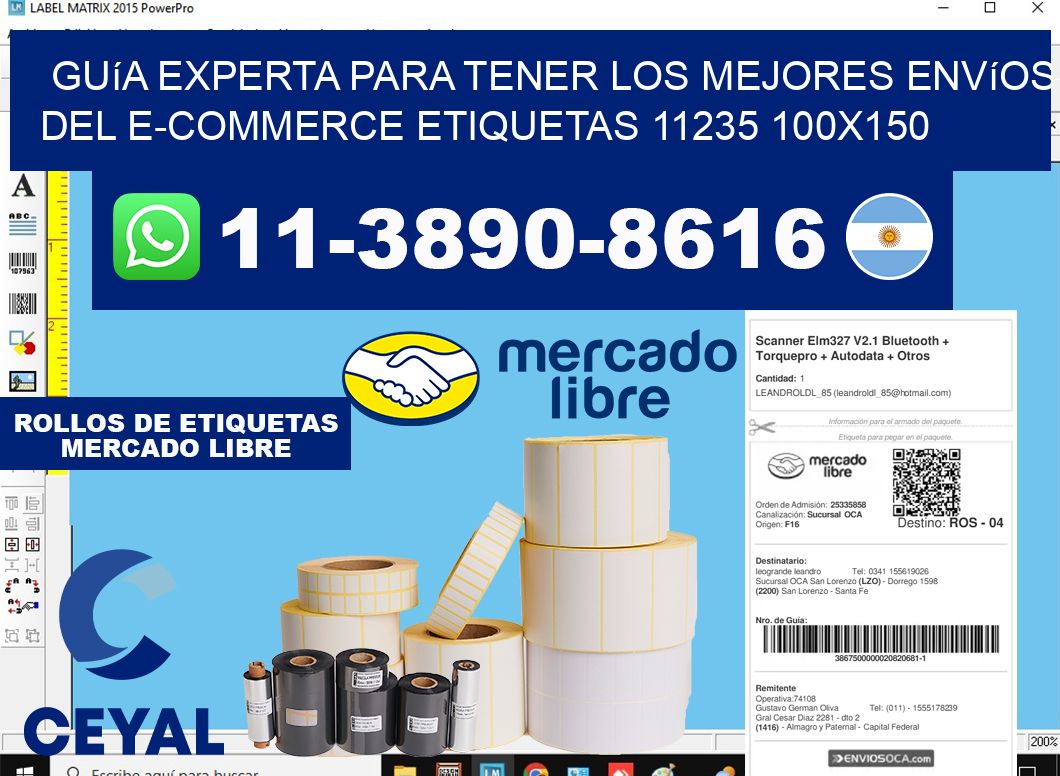 Guía experta para tener los mejores envíos del e-commerce etiquetas 11235 100x150