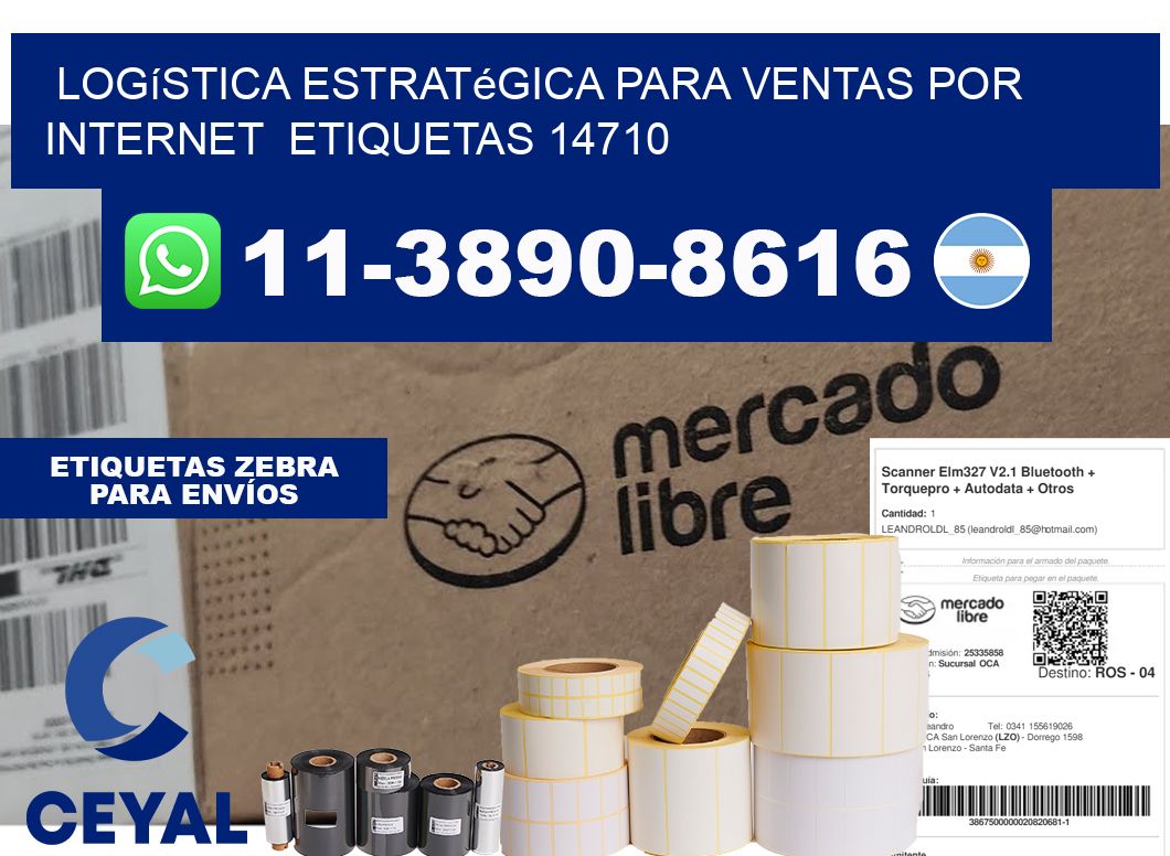 Logística estratégica para ventas por internet  etiquetas 14710