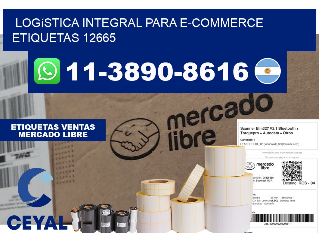 Logística integral para e-commerce  etiquetas 12665