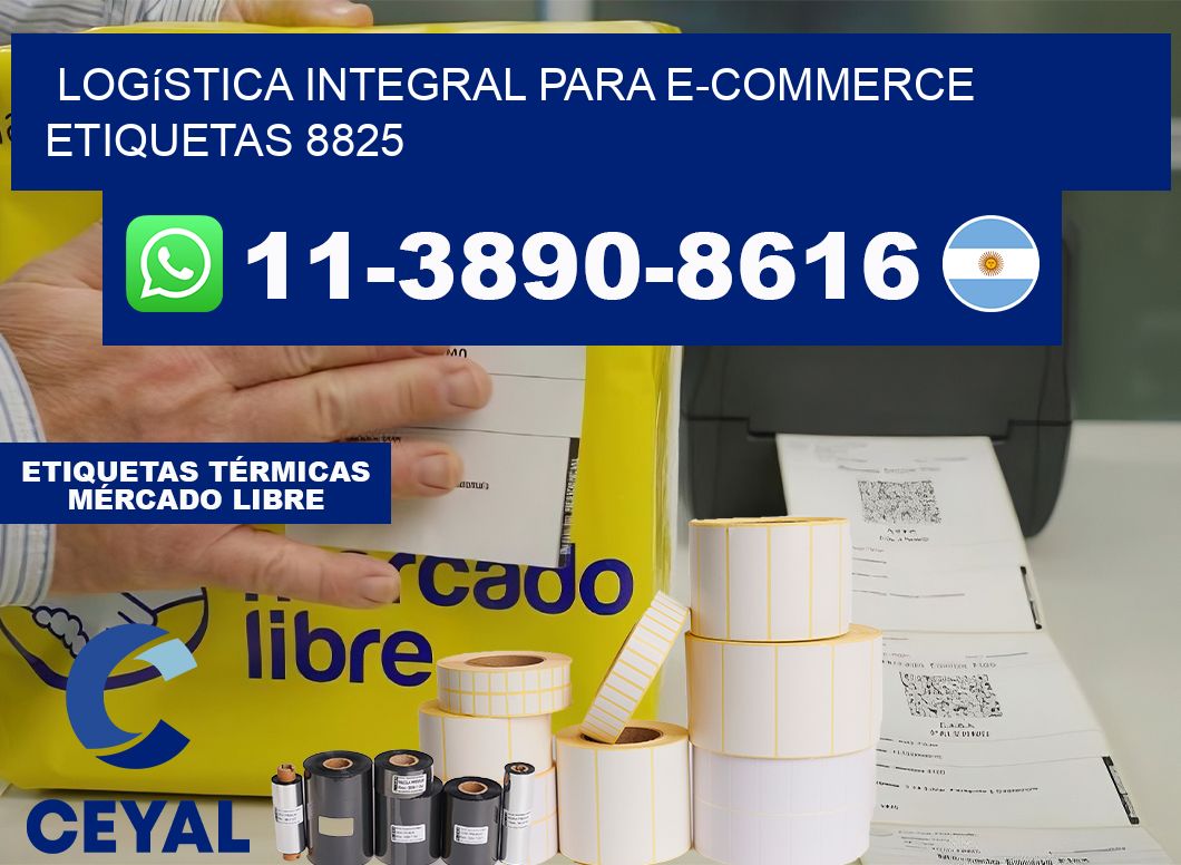 Logística integral para e-commerce  etiquetas 8825