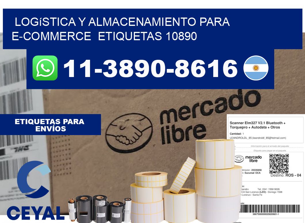 Logística y almacenamiento para e-commerce  etiquetas 10890