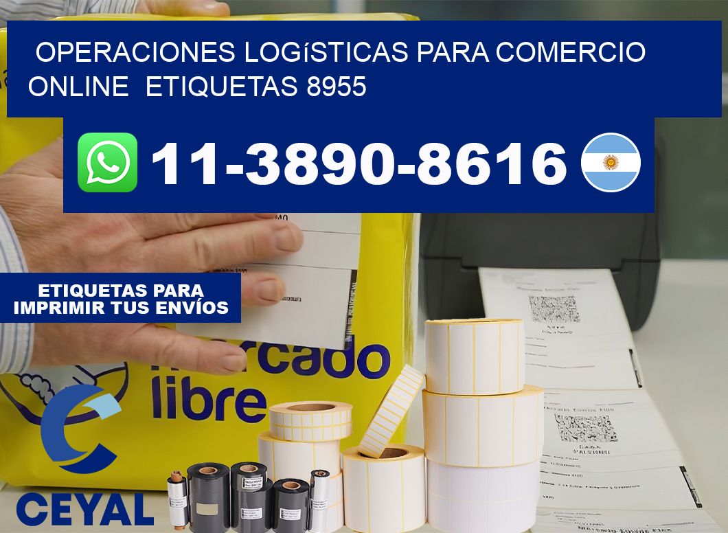 Operaciones logísticas para comercio online  etiquetas 8955
