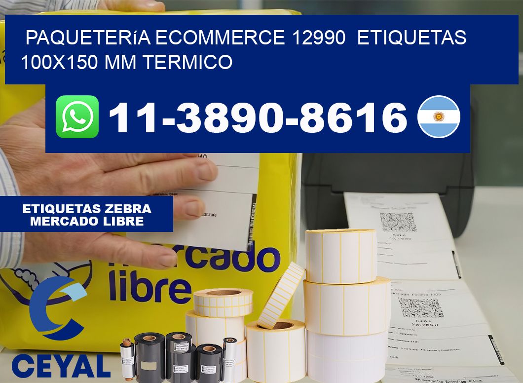 Paquetería eCommerce 12990  etiquetas 100×150 mm termico