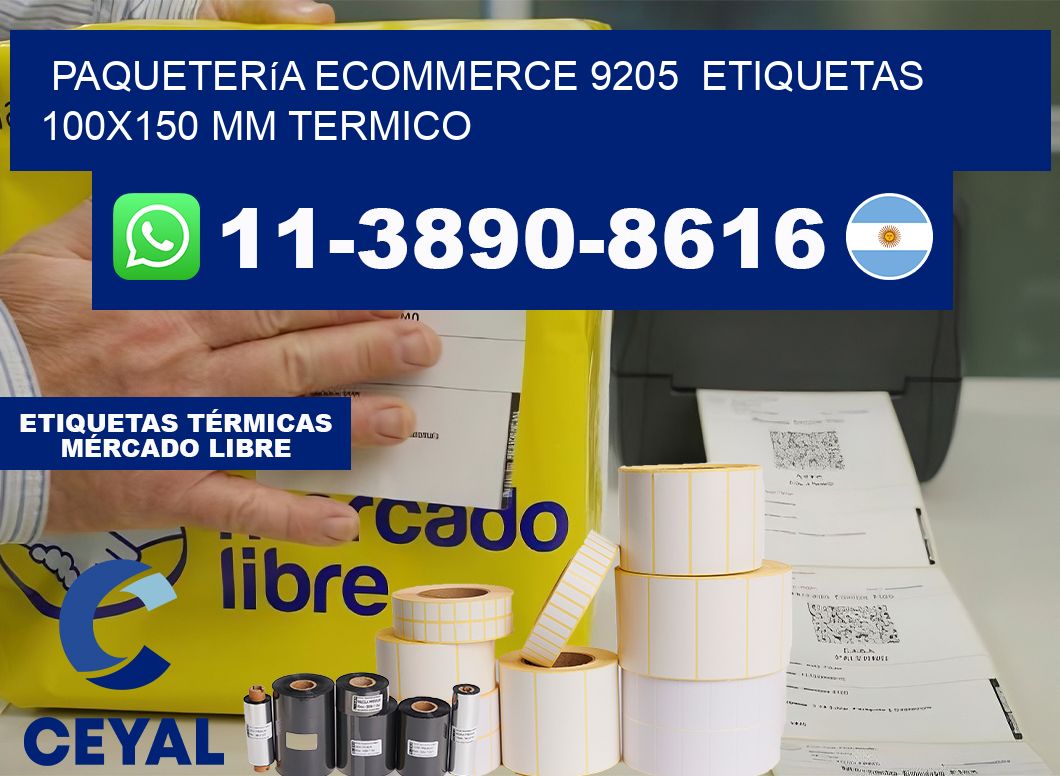 Paquetería eCommerce 9205  etiquetas 100×150 mm termico