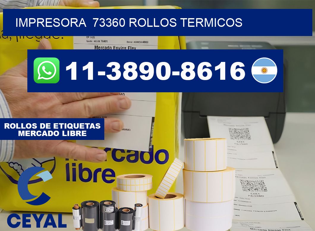 impresora  73360 rollos termicos